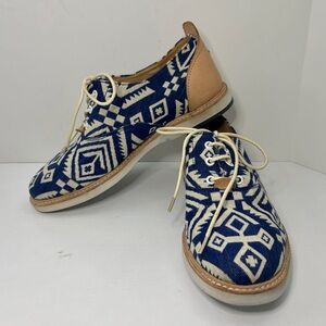 Thoroughcraft TCG Mohawk Blue Hampton Lace-Up Shoes Size 40